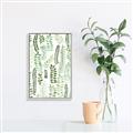 Picture of Watercolor Greens II _GroupedProduct_Rectangle_Portrait_Canvas_Framed_