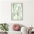 Picture of Watercolor Greens II _GroupedProduct_Rectangle_Portrait_Canvas_Framed_