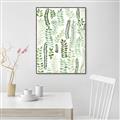Picture of Watercolor Greens II _GroupedProduct_Rectangle_Portrait_Canvas_Framed_