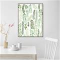 Picture of Watercolor Greens II _GroupedProduct_Rectangle_Portrait_Canvas_Framed_