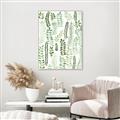 Picture of Watercolor Greens II _GroupedProduct_Rectangle_Portrait_Canvas_Framed_