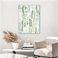 Picture of Watercolor Greens II _GroupedProduct_Rectangle_Portrait_Canvas_Framed_