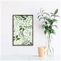 Picture of Watercolor Ferns II _GroupedProduct_Rectangle_Portrait_Canvas_Framed_