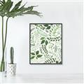 Picture of Watercolor Ferns II _GroupedProduct_Rectangle_Portrait_Canvas_Framed_