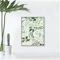 Picture of Watercolor Ferns II _GroupedProduct_Rectangle_Portrait_Canvas_Framed_