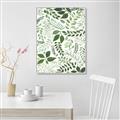 Picture of Watercolor Ferns II _GroupedProduct_Rectangle_Portrait_Canvas_Framed_