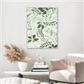 Picture of Watercolor Ferns II _GroupedProduct_Rectangle_Portrait_Canvas_Framed_