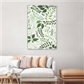 Picture of Watercolor Ferns II _GroupedProduct_Rectangle_Portrait_Canvas_Framed_