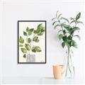 Picture of Golden Greens I _GroupedProduct_Rectangle_Portrait_Canvas_Framed_