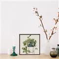 Picture of Plant in Black Pot II _GroupedProduct_Square_Canvas_Framed_