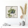 Picture of Plant in Black Pot II _GroupedProduct_Square_Canvas_Framed_