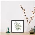 Picture of Botanical Burst I _GroupedProduct_Square_Canvas_Framed_