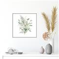 Picture of Botanical Burst I _GroupedProduct_Square_Canvas_Framed_