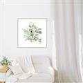Picture of Botanical Burst II _GroupedProduct_Square_Canvas_Framed_
