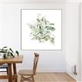 Picture of Botanical Burst II _GroupedProduct_Square_Canvas_Framed_