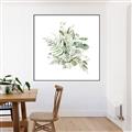 Picture of Botanical Burst II _GroupedProduct_Square_Canvas_Framed_