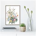 Picture of Wild Flower Bouquet II _GroupedProduct_Rectangle_Portrait_Canvas_Framed_