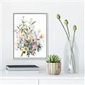 Picture of Wild Flower Bouquet II _GroupedProduct_Rectangle_Portrait_Canvas_Framed_