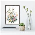 Picture of Wild Flower Bouquet II _GroupedProduct_Rectangle_Portrait_Canvas_Framed_