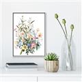 Picture of Wild Flower Bouquet II _GroupedProduct_Rectangle_Portrait_Canvas_Framed_