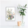 Picture of Wild Flower Bouquet II _GroupedProduct_Rectangle_Portrait_Canvas_Framed_