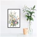 Picture of Wild Flower Bouquet II _GroupedProduct_Rectangle_Portrait_Canvas_Framed_