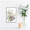 Picture of Wild Flower Bouquet II _GroupedProduct_Rectangle_Portrait_Canvas_Framed_