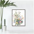 Picture of Wild Flower Bouquet II _GroupedProduct_Rectangle_Portrait_Canvas_Framed_