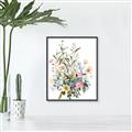 Picture of Wild Flower Bouquet II _GroupedProduct_Rectangle_Portrait_Canvas_Framed_