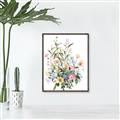 Picture of Wild Flower Bouquet II _GroupedProduct_Rectangle_Portrait_Canvas_Framed_