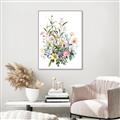 Picture of Wild Flower Bouquet II _GroupedProduct_Rectangle_Portrait_Canvas_Framed_