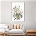Picture of Wild Flower Bouquet II _GroupedProduct_Rectangle_Portrait_Canvas_Framed_