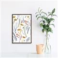 Picture of Ferns & Florals I _GroupedProduct_Rectangle_Portrait_Canvas_Framed_