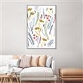 Picture of Ferns & Florals I _GroupedProduct_Rectangle_Portrait_Canvas_Framed_