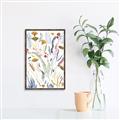 Picture of Ferns & Florals II _GroupedProduct_Rectangle_Portrait_Canvas_Framed_
