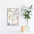Picture of Ferns & Florals II _GroupedProduct_Rectangle_Portrait_Canvas_Framed_