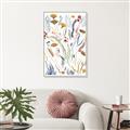 Picture of Ferns & Florals II _GroupedProduct_Rectangle_Portrait_Canvas_Framed_