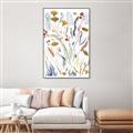 Picture of Ferns & Florals II _GroupedProduct_Rectangle_Portrait_Canvas_Framed_