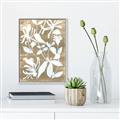 Picture of White Wash Florals I _GroupedProduct_Rectangle_Portrait_Canvas_Framed_