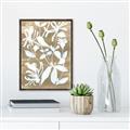 Picture of White Wash Florals I _GroupedProduct_Rectangle_Portrait_Canvas_Framed_