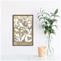 Picture of White Wash Florals I _GroupedProduct_Rectangle_Portrait_Canvas_Framed_