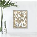 Picture of White Wash Florals I _GroupedProduct_Rectangle_Portrait_Canvas_Framed_