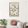 Picture of White Wash Florals I _GroupedProduct_Rectangle_Portrait_Canvas_Framed_