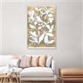 Picture of White Wash Florals I _GroupedProduct_Rectangle_Portrait_Canvas_Framed_
