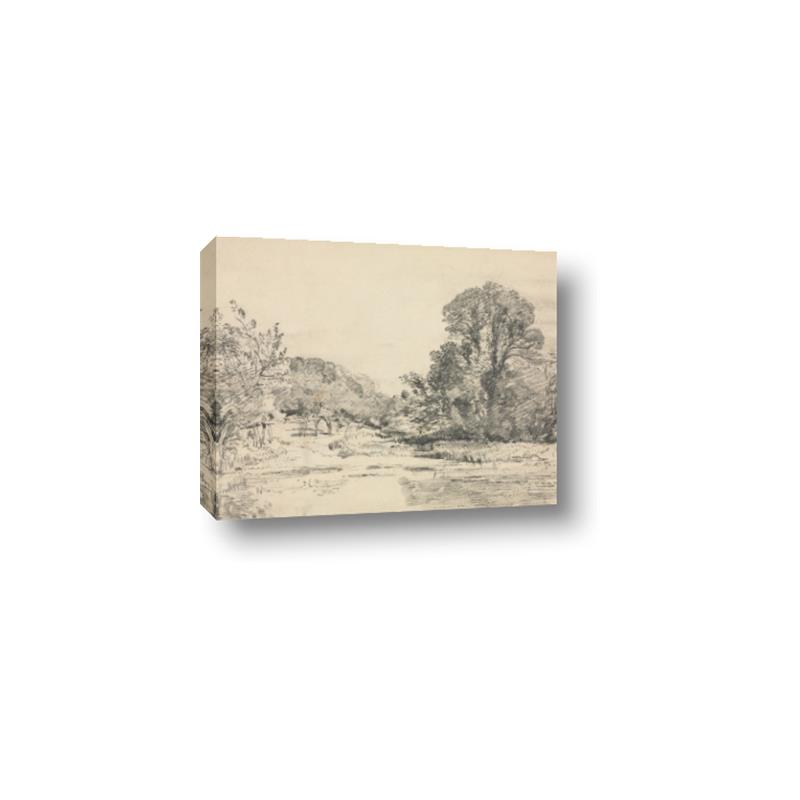 Picture of Sketched Creek _GroupedProduct_Rectangle_Landscape_Canvas_