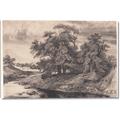 Picture of Sketched River _GroupedProduct_Rectangle_Landscape_Canvas_