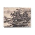 Picture of Sketched River _GroupedProduct_Rectangle_Landscape_Canvas_
