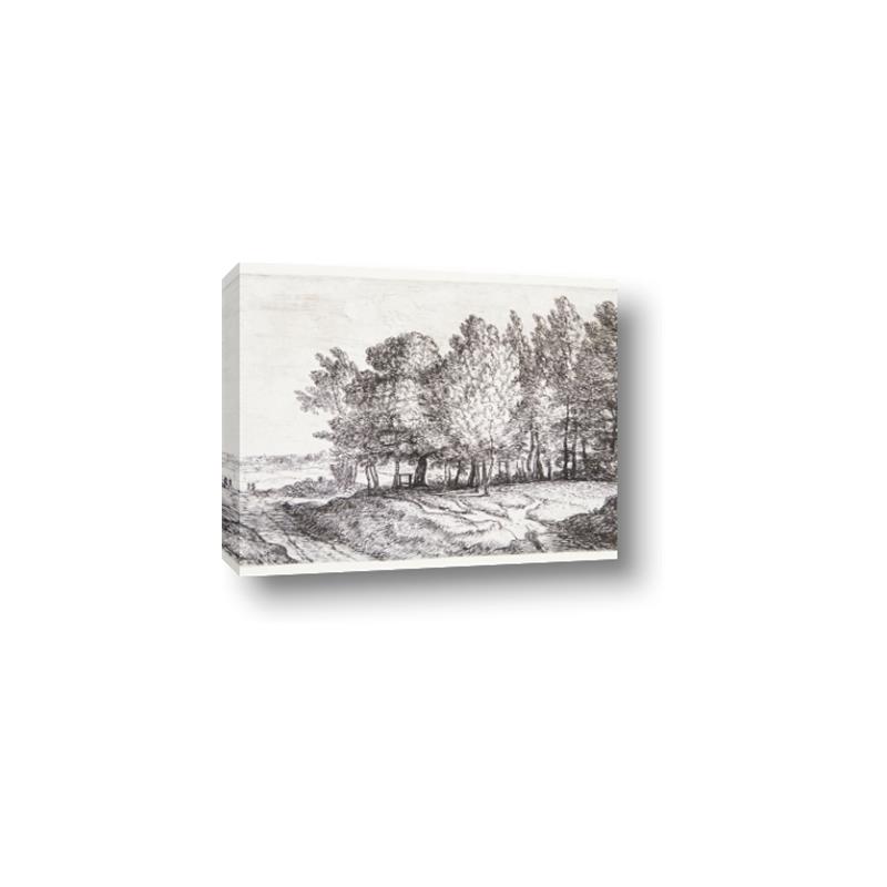 Picture of Windy Trees _GroupedProduct_Rectangle_Landscape_Canvas_