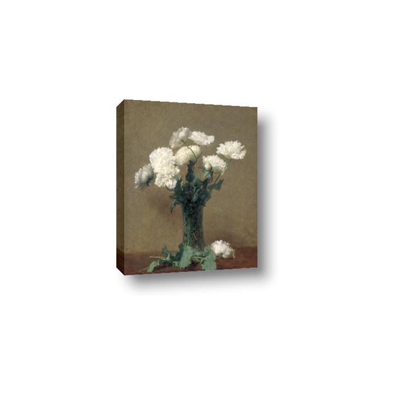 Picture of petals white _GroupedProduct_Rectangle_Portrait_Canvas_