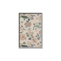 Picture of Vintage Florals I _GroupedProduct_Rectangle_Portrait_Canvas_Framed_
